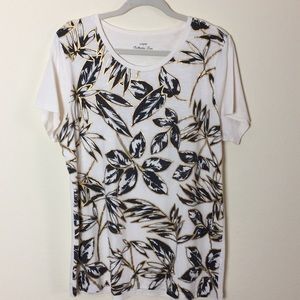J Crew Collection Tees Golden Foliage T-Shirt